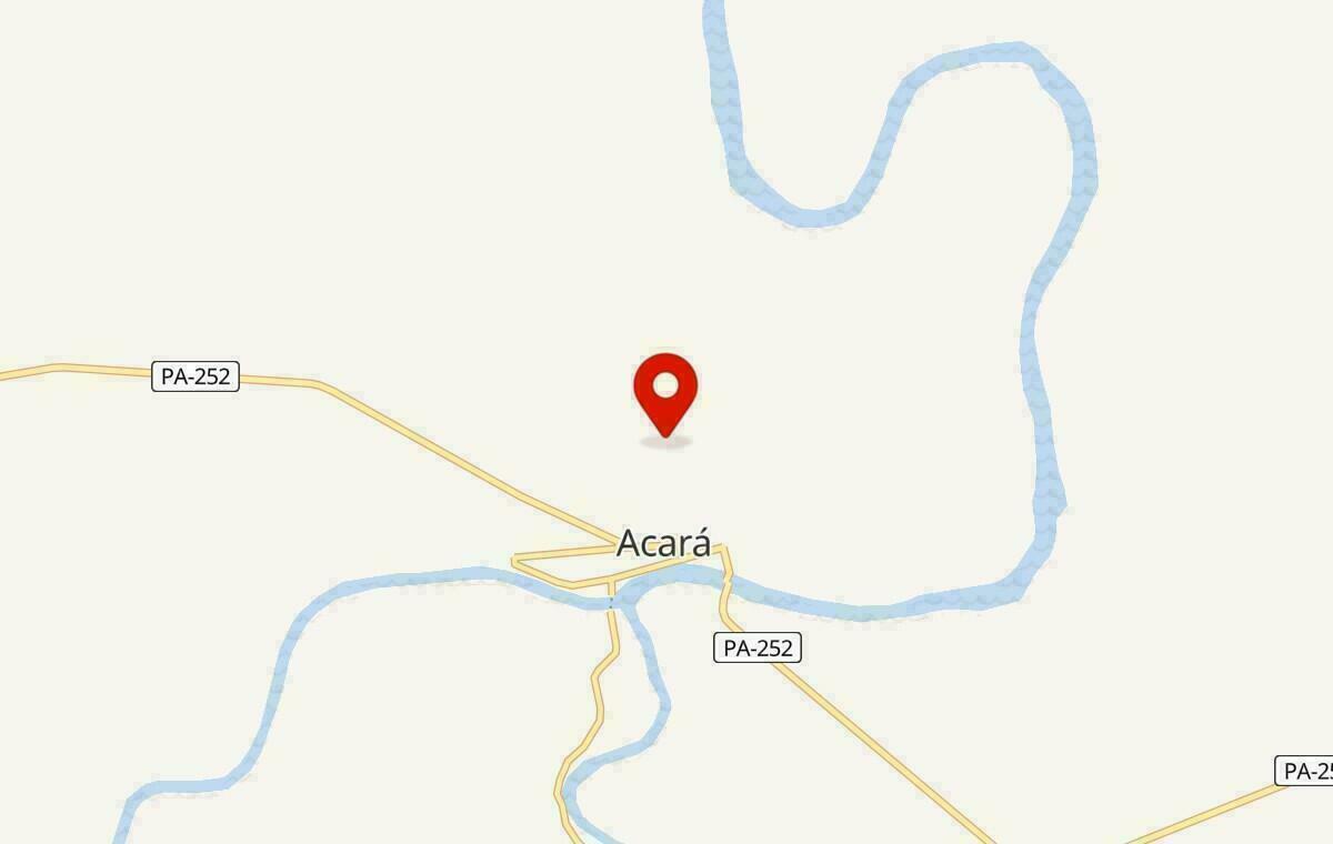 Mapa de Acará no Pará