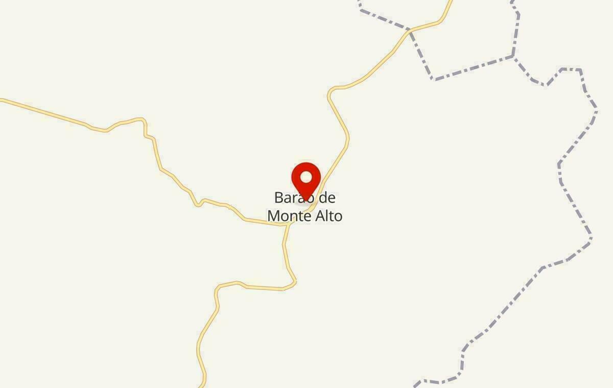 Mapa de Barão de Monte Alto em Minas Gerais