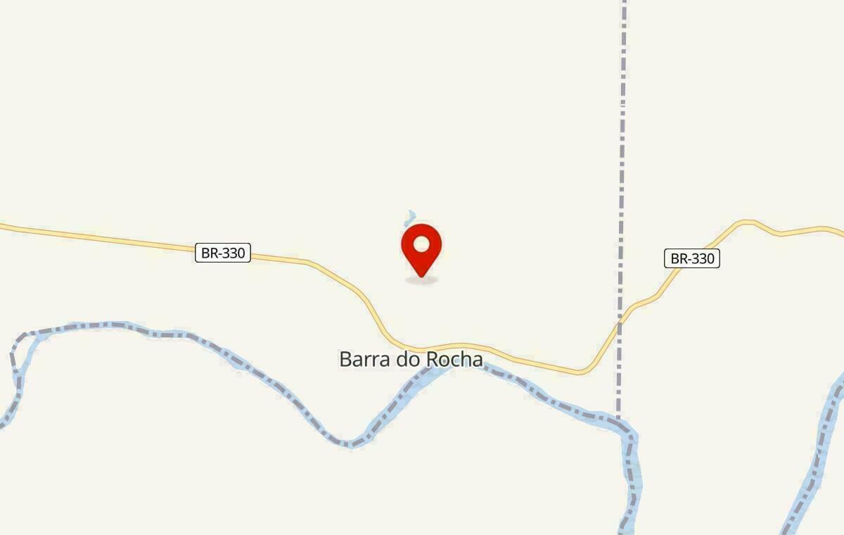 Mapa de Barra do Rocha na Bahia