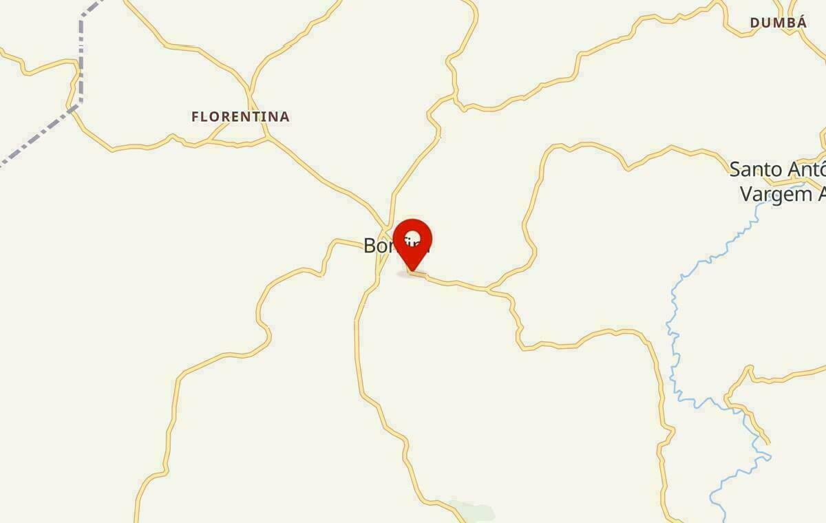 Mapa de Bonfim em Minas Gerais