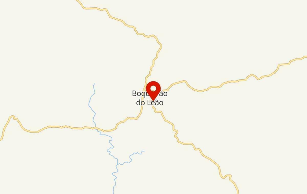 Mapa de Boqueirão do Leão no Rio Grande do Sul