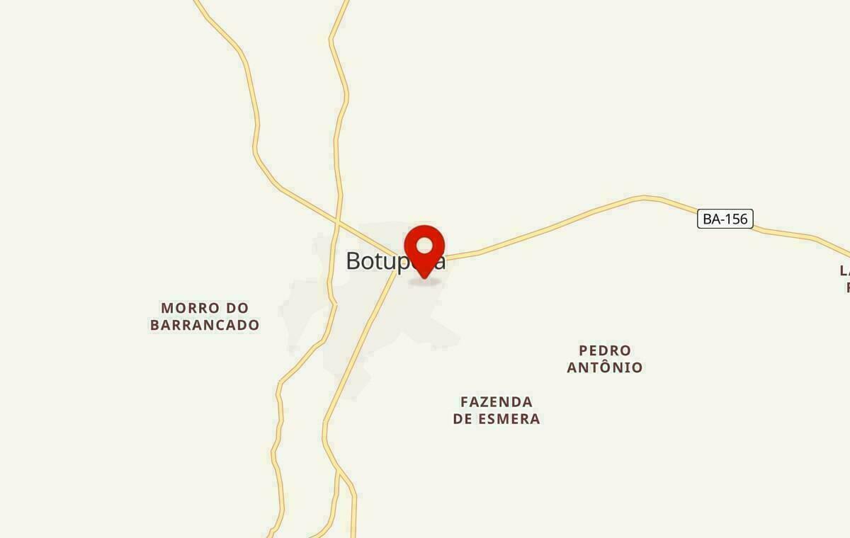 Mapa de Botuporã na Bahia