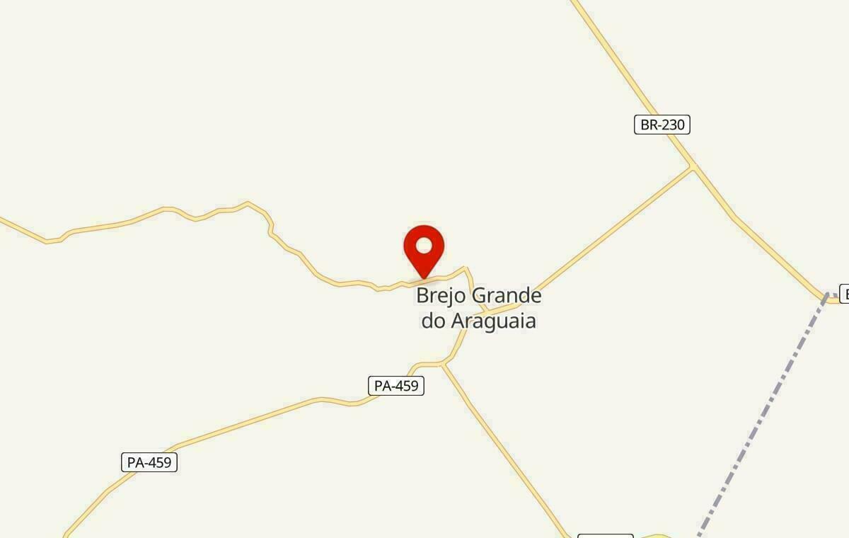 Mapa de Brejo Grande do Araguaia no Pará