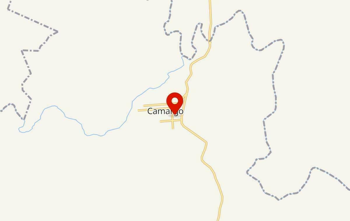 Mapa de Camargo no Rio Grande do Sul