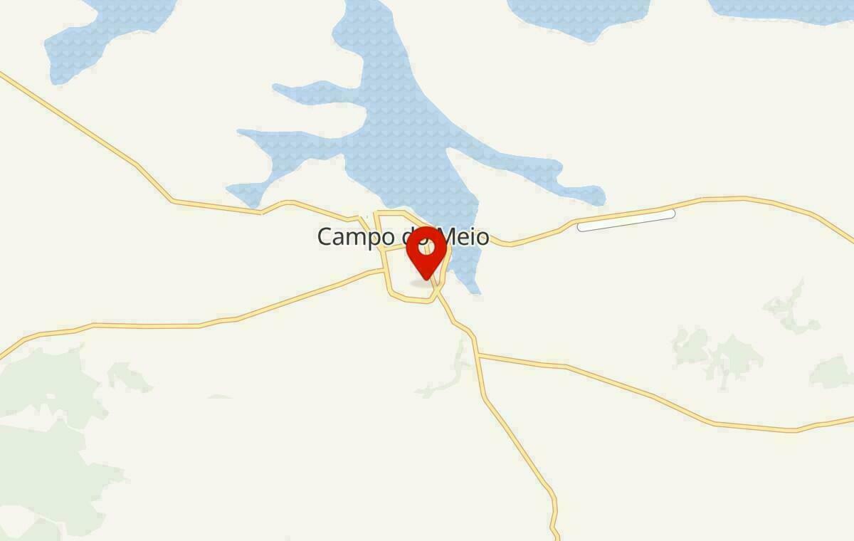 Mapa de Campo do Meio em Minas Gerais