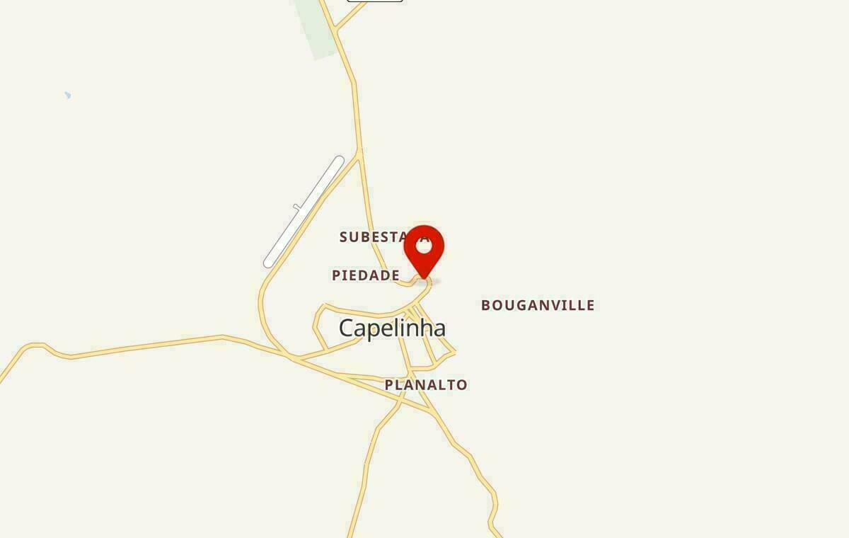 Mapa de Capelinha em Minas Gerais