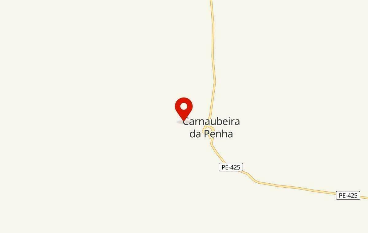 Mapa de Carnaubeira da Penha em Pernambuco