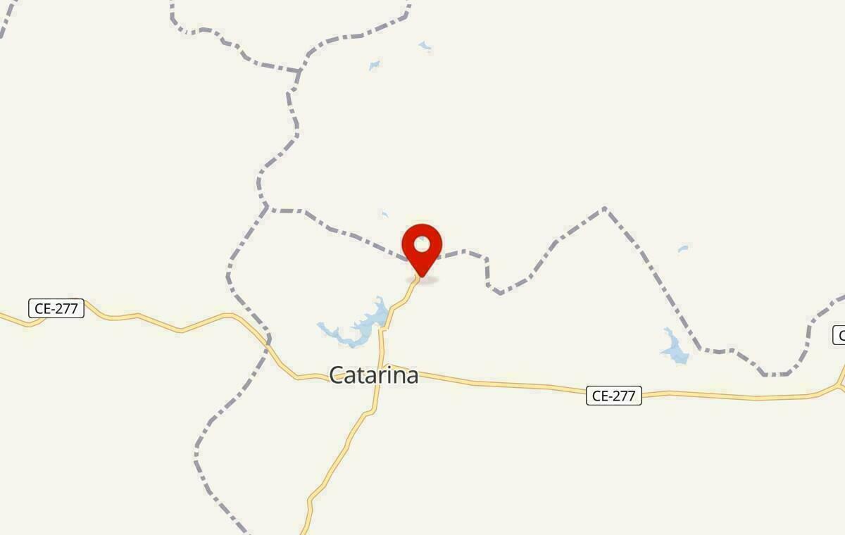 Mapa de Catarina no Ceará