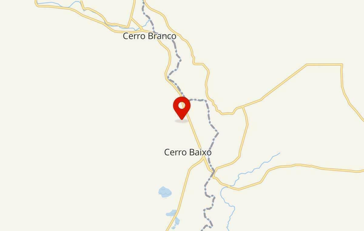 Mapa de Cerro Branco no Rio Grande do Sul