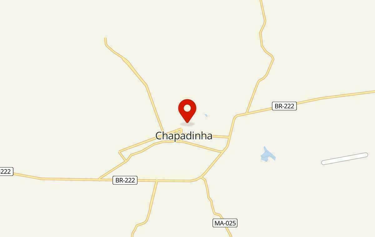 Mapa de Chapadinha no Maranhão