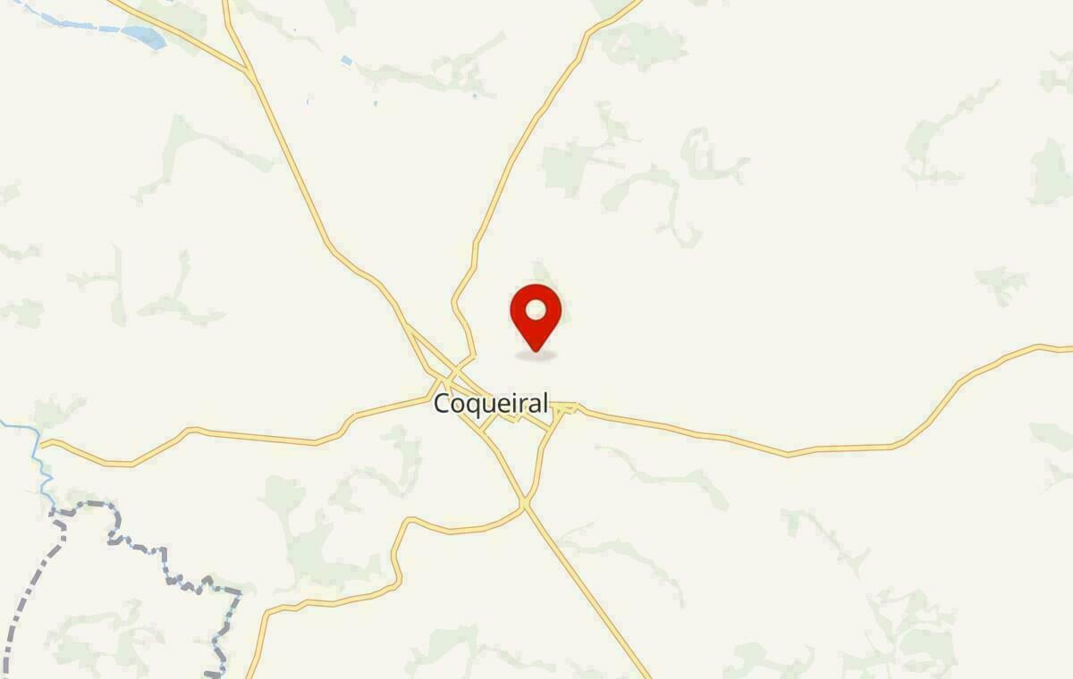 Mapa de Coqueiral em Minas Gerais