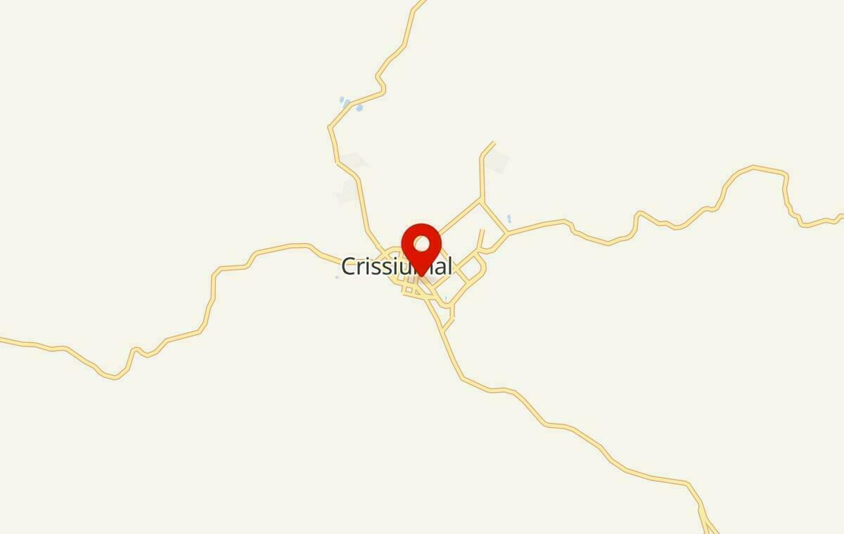 Mapa de Crissiumal no Rio Grande do Sul