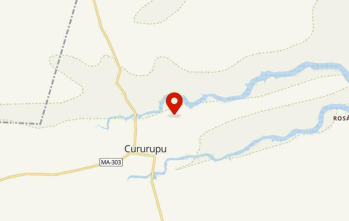 Mapa de Cururupu no Maranhão