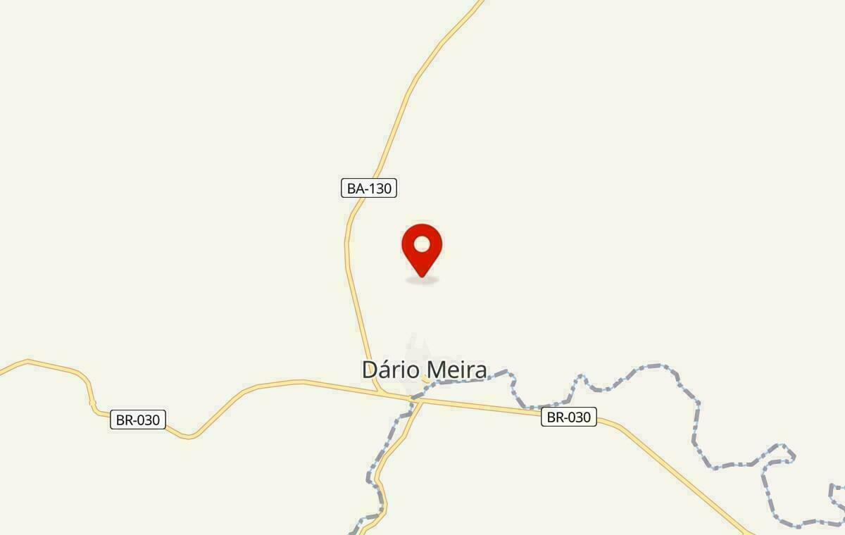 Mapa de Dário Meira na Bahia