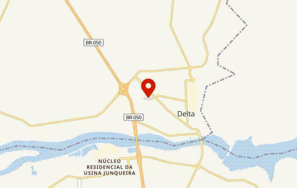 Mapa de Delta em Minas Gerais