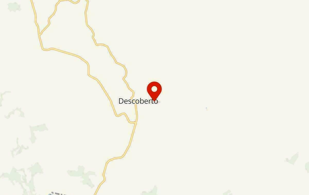 Mapa de Descoberto em Minas Gerais
