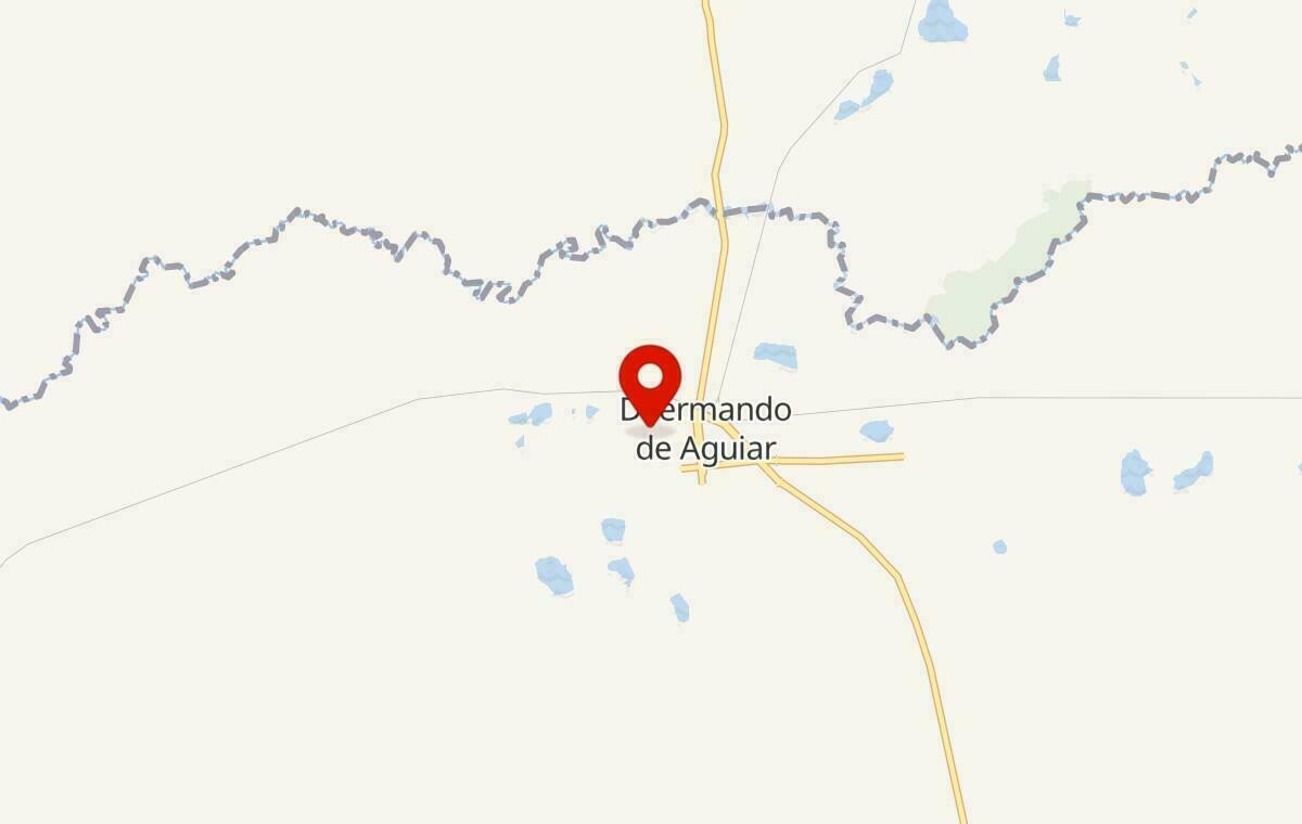Mapa de Dilermando de Aguiar no Rio Grande do Sul