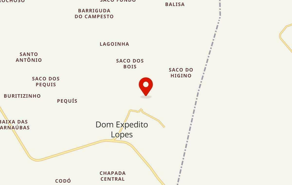 Mapa de Dom Expedito Lopes no Piauí