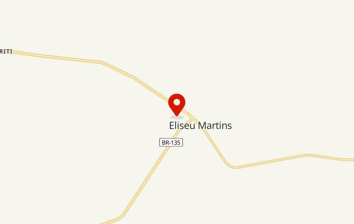 Mapa de Eliseu Martins no Piauí