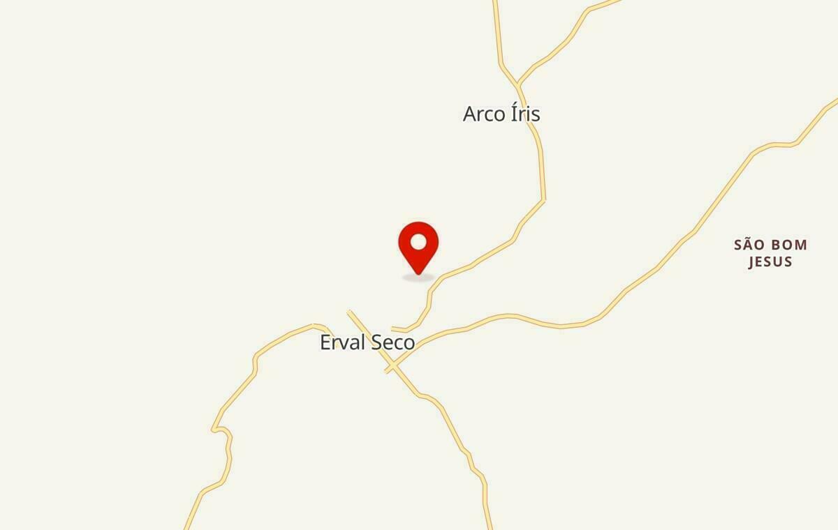 Mapa de Erval Seco no Rio Grande do Sul