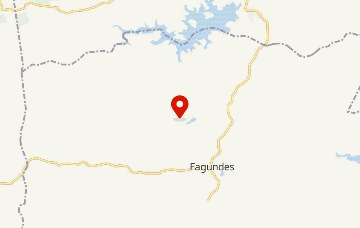 Mapa de Fagundes na Paraíba