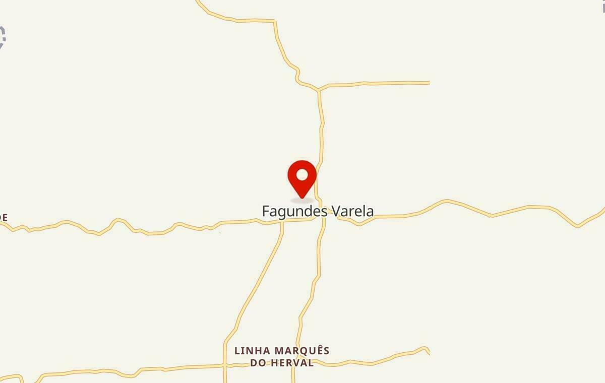 Mapa de Fagundes Varela no Rio Grande do Sul