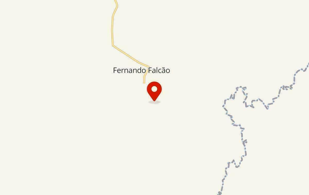 Mapa de Fernando Falcão no Maranhão