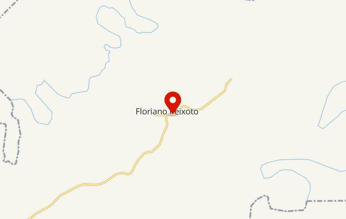 Mapa de Floriano Peixoto no Rio Grande do Sul
