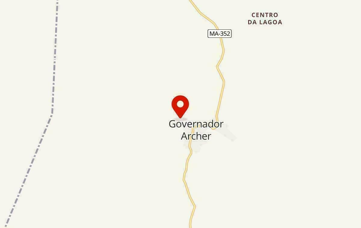 Mapa de Governador Archer no Maranhão