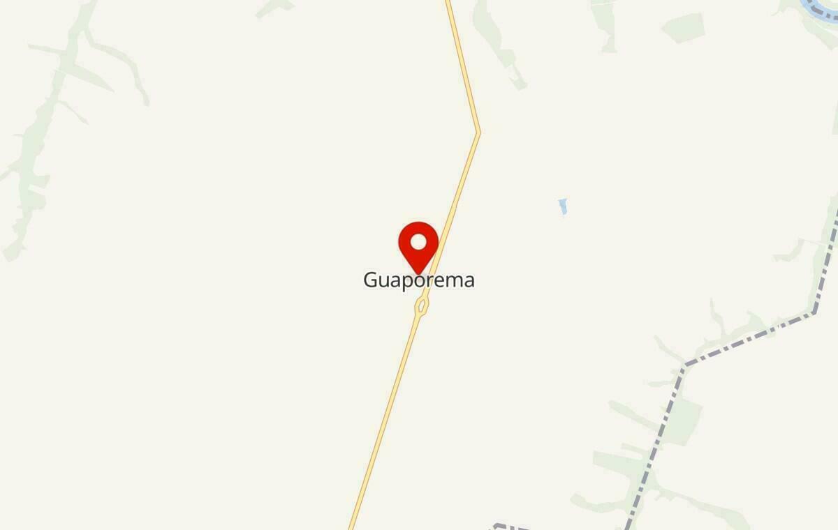 Mapa de Guaporema no Paraná