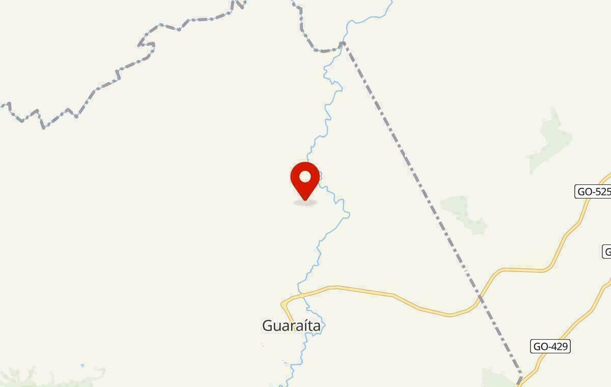 Mapa de Guaraíta em Goiás