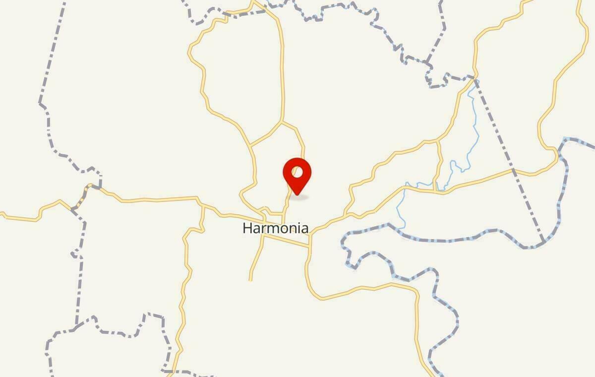 Mapa de Harmonia no Rio Grande do Sul
