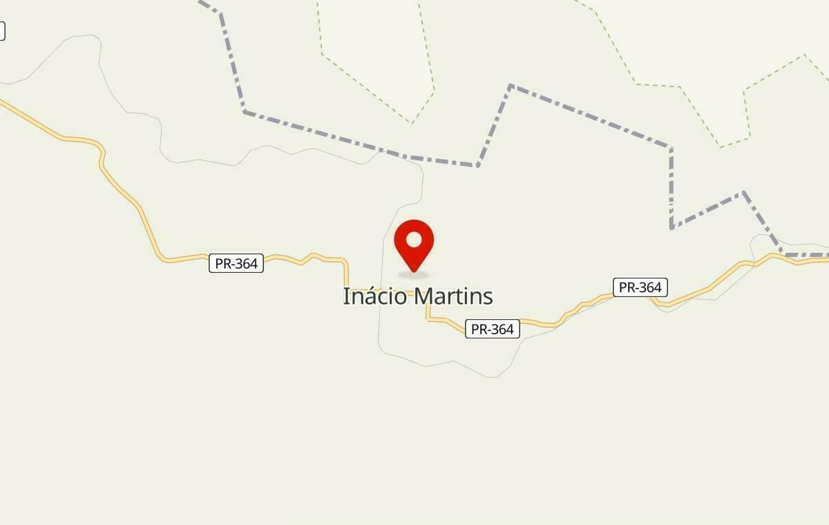 Mapa de Inácio Martins no Paraná