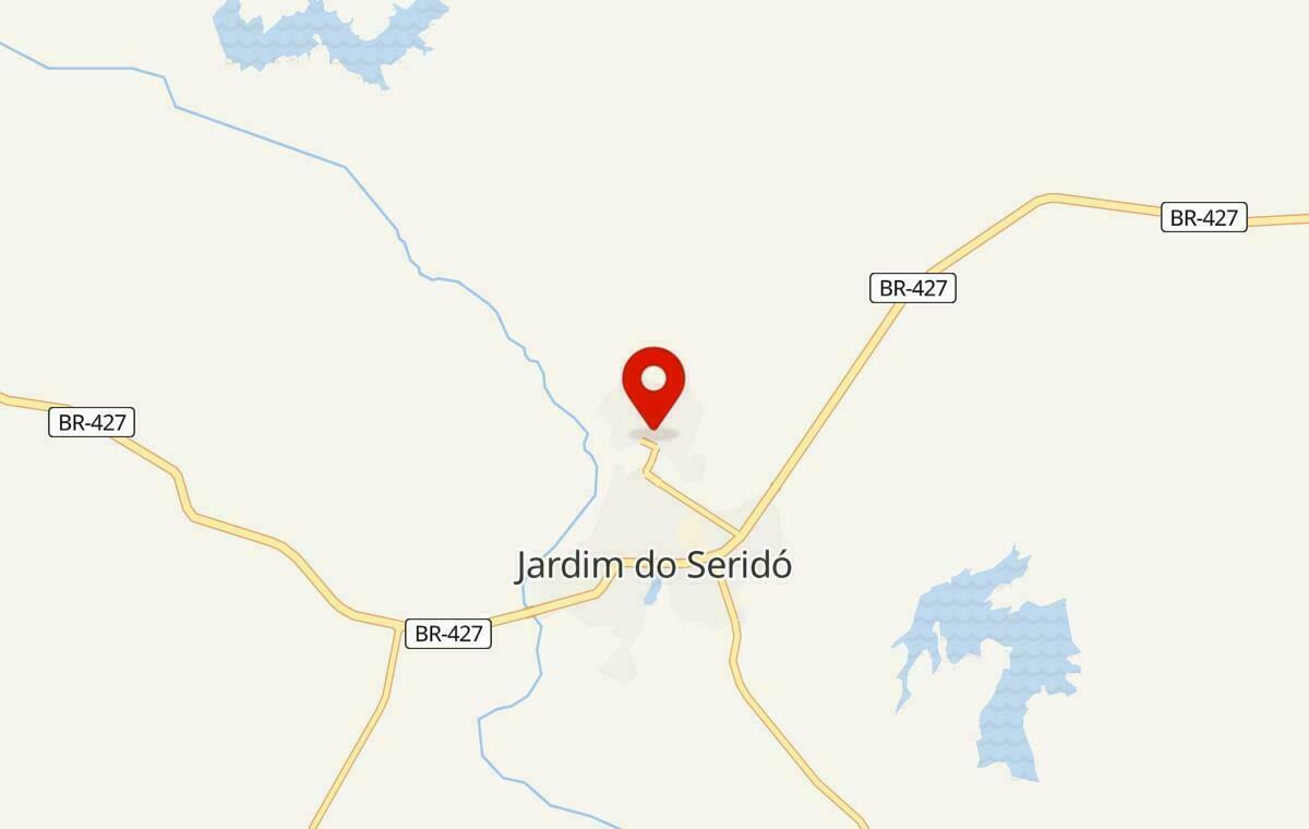Mapa de Jardim do Seridó no Rio Grande do Norte