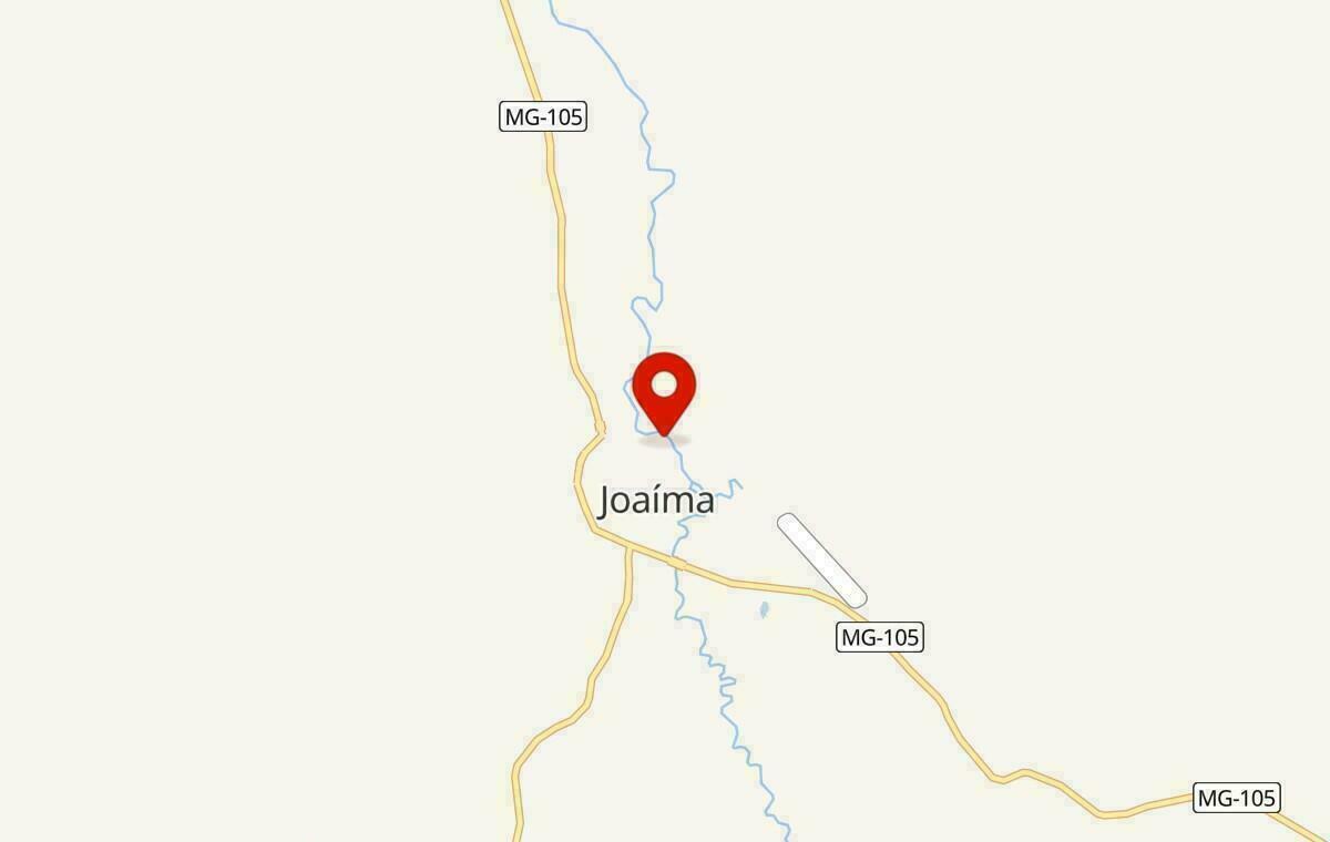 Mapa de Joaíma em Minas Gerais