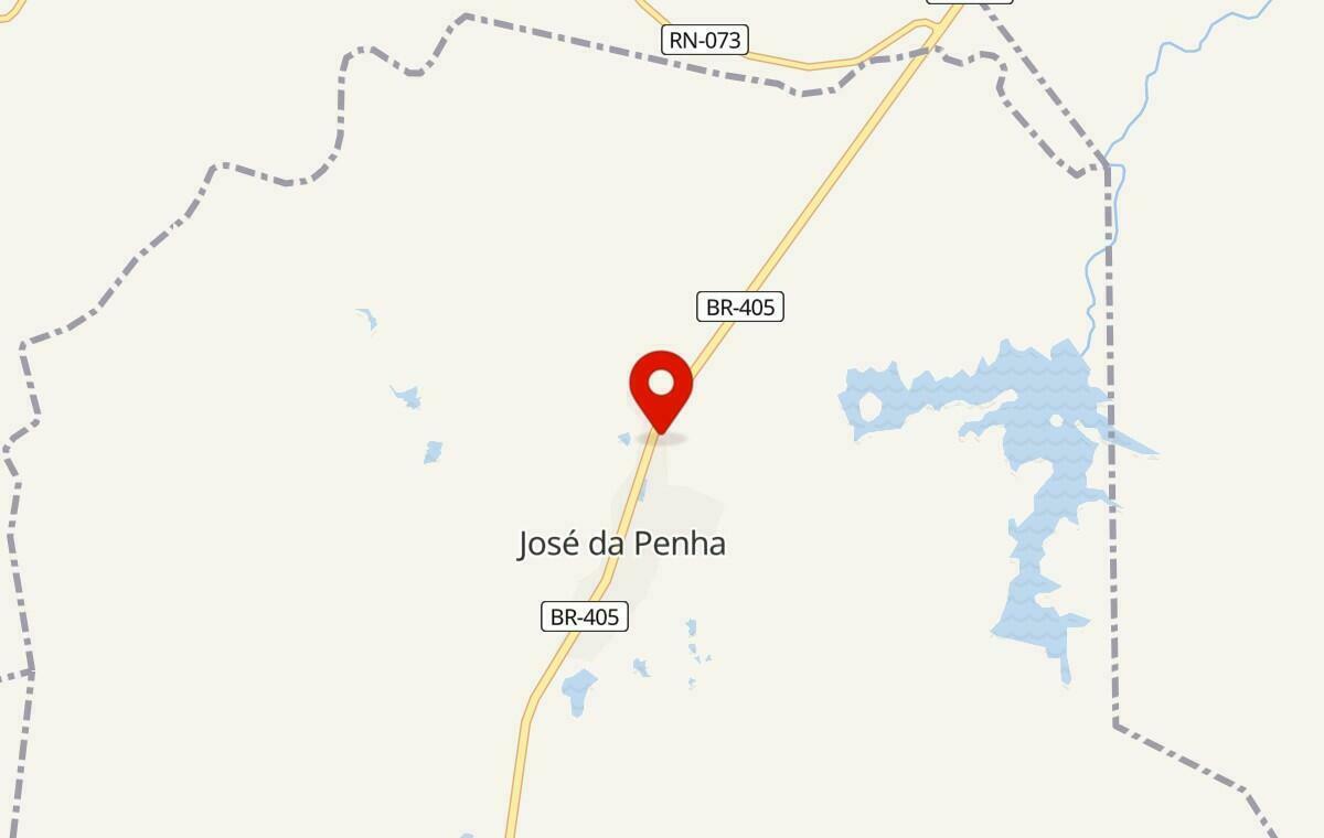 Mapa de José da Penha no Rio Grande do Norte