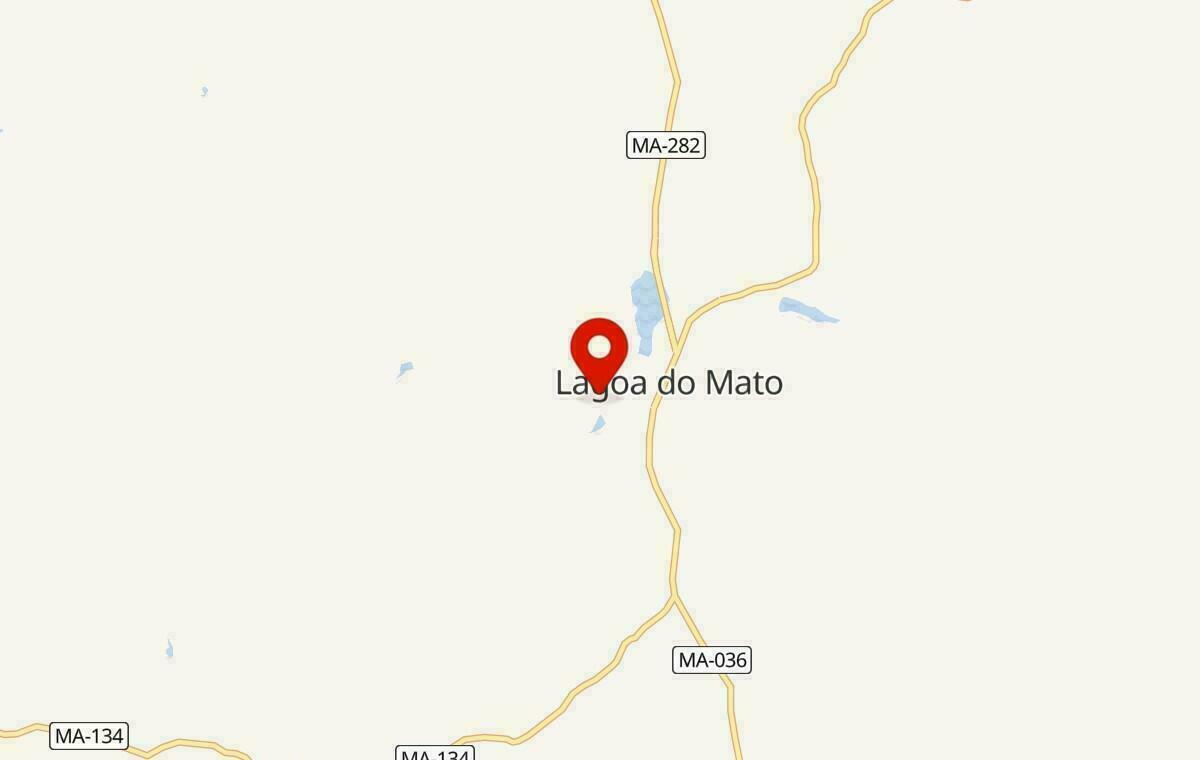 Mapa de Lagoa do Mato no Maranhão