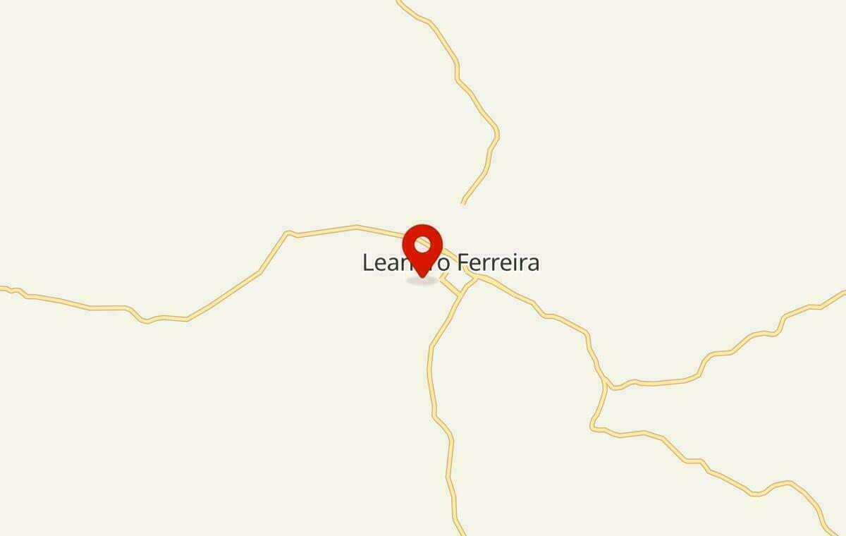 Mapa de Leandro Ferreira em Minas Gerais