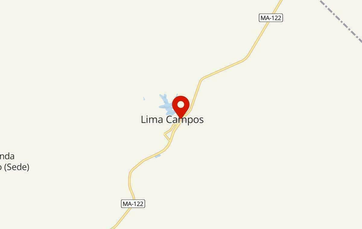 Mapa de Lima Campos no Maranhão