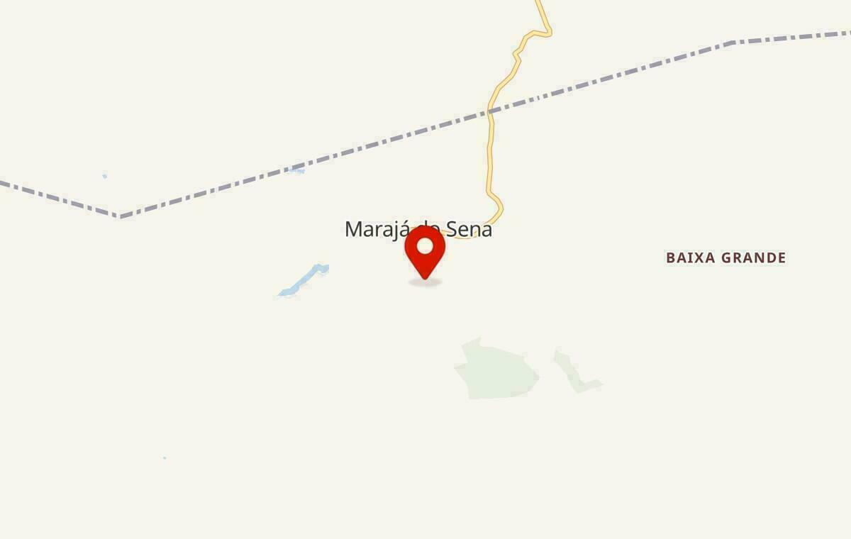 Mapa de Marajá do Sena no Maranhão
