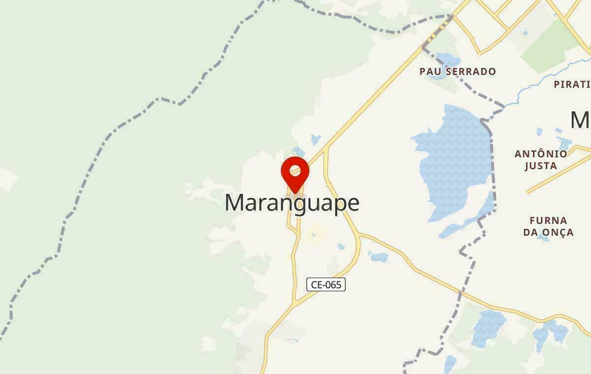 Mapa de Maranguape no Ceará