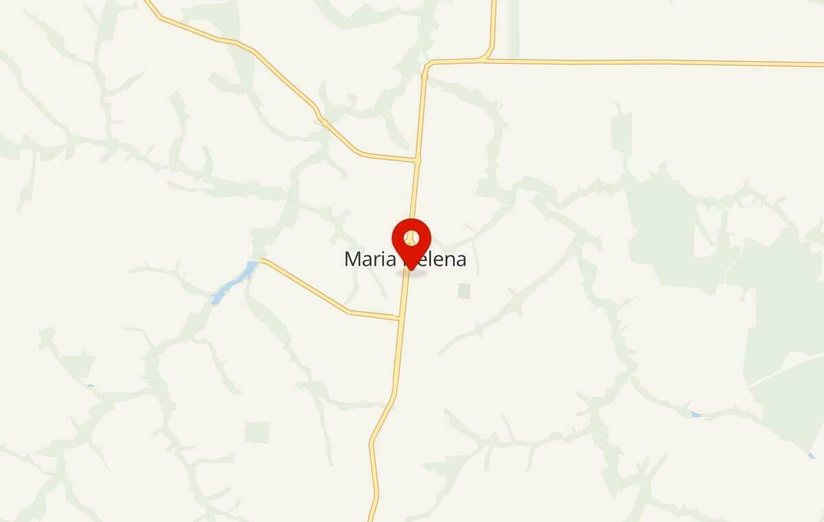 Mapa de Maria Helena no Paraná