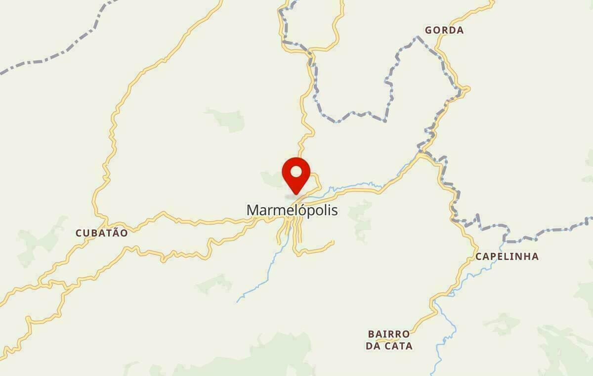Mapa de Marmelópolis em Minas Gerais