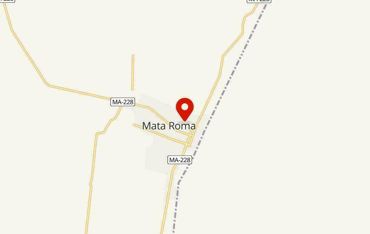 Mapa de Mata Roma no Maranhão