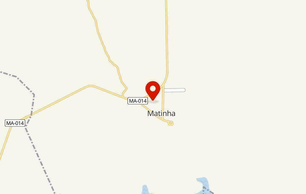 Mapa de Matinha no Maranhão