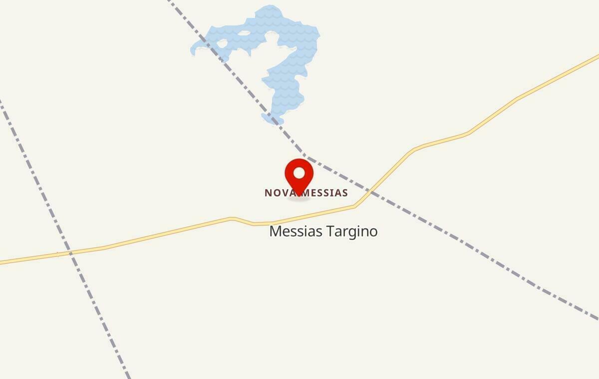 Mapa de Messias Targino no Rio Grande do Norte