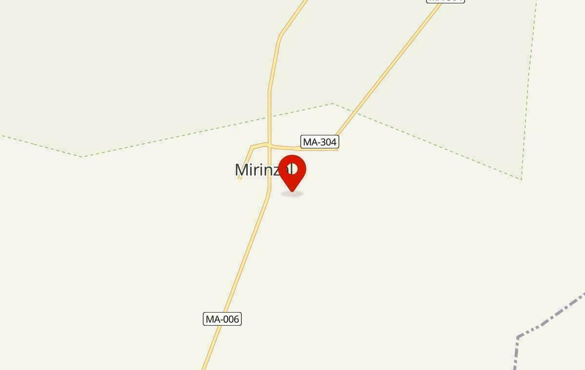 Mapa de Mirinzal no Maranhão