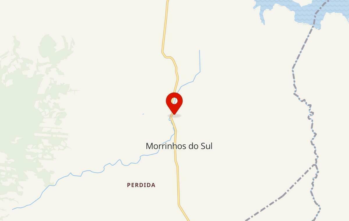 Mapa de Morrinhos do Sul no Rio Grande do Sul