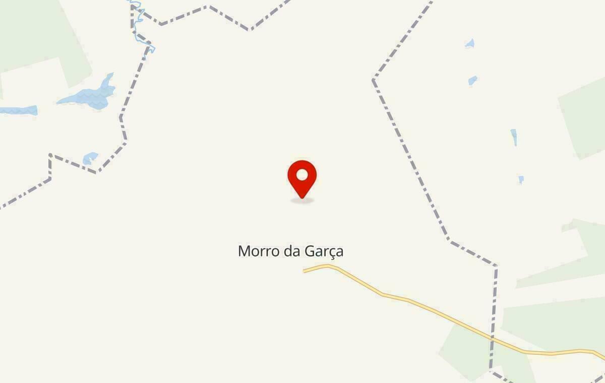 Mapa de Morro da Garça em Minas Gerais