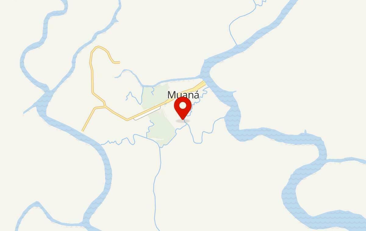 Mapa de Muaná no Pará